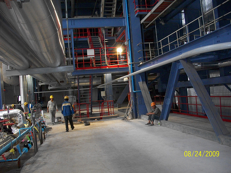 鍋爐17米部分油漆